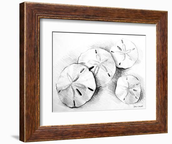 Sand Dollar II-Lanie Loreth-Framed Art Print