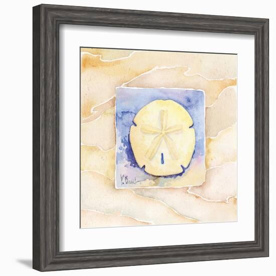 Sand dollar-Paul Brent-Framed Art Print