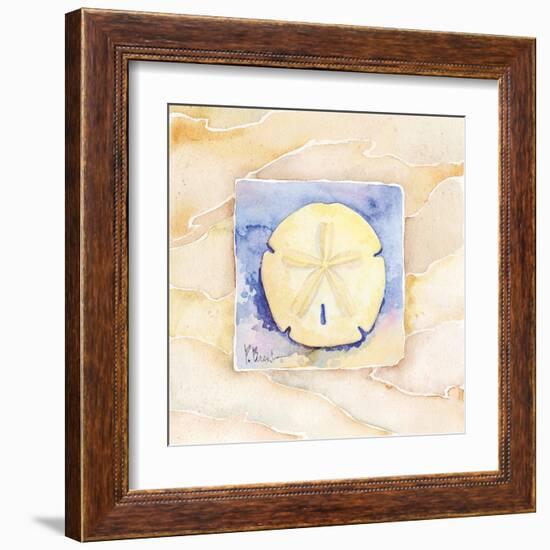 Sand dollar-Paul Brent-Framed Art Print