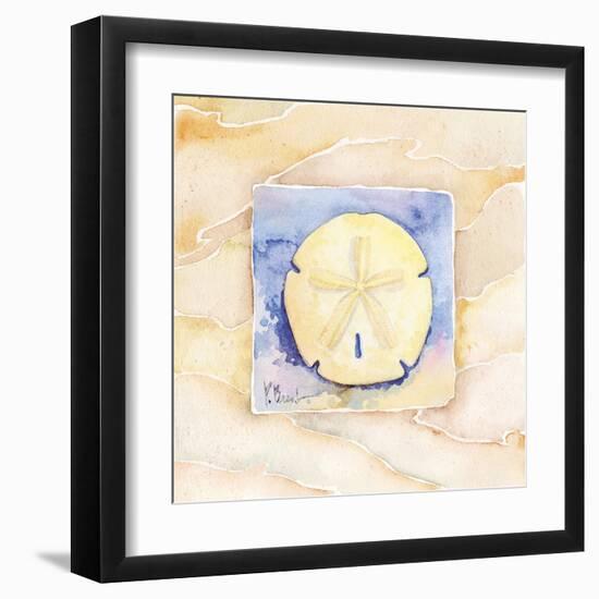 Sand dollar-Paul Brent-Framed Art Print