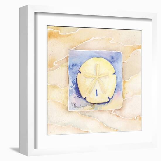 Sand dollar-Paul Brent-Framed Art Print