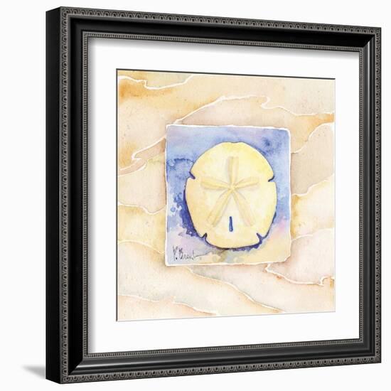 Sand dollar-Paul Brent-Framed Art Print