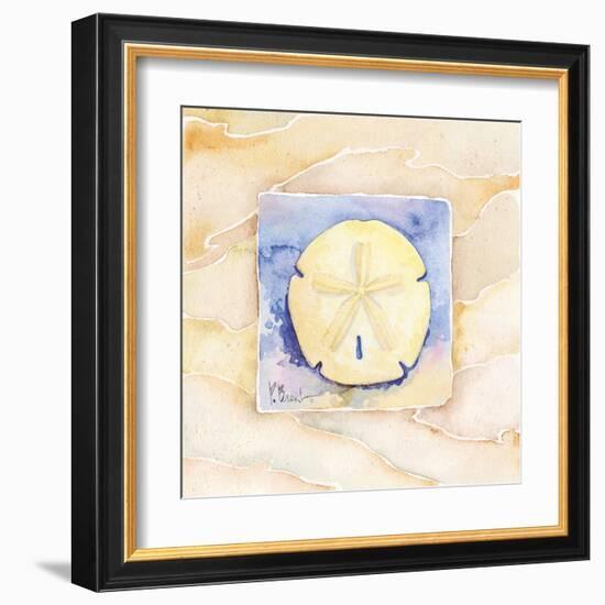 Sand dollar-Paul Brent-Framed Art Print