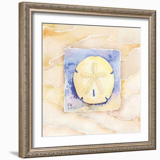 Sand dollar-Paul Brent-Framed Art Print