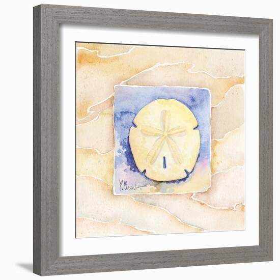 Sand dollar-Paul Brent-Framed Art Print