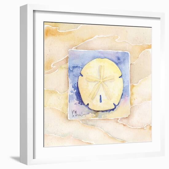 Sand dollar-Paul Brent-Framed Art Print