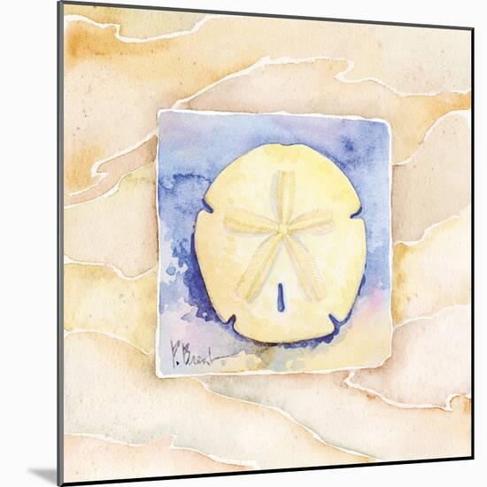 Sand dollar-Paul Brent-Mounted Art Print