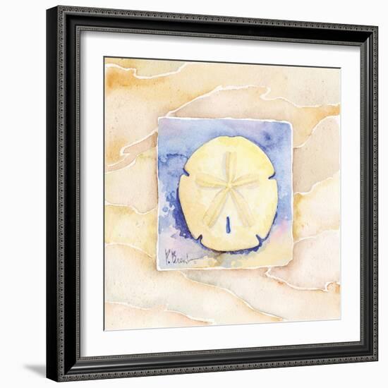 Sand dollar-Paul Brent-Framed Art Print