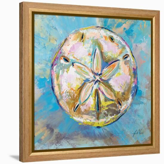 Sand Dollar-Jeanette Vertentes-Framed Stretched Canvas