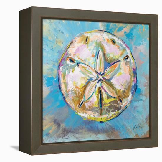 Sand Dollar-Jeanette Vertentes-Framed Stretched Canvas