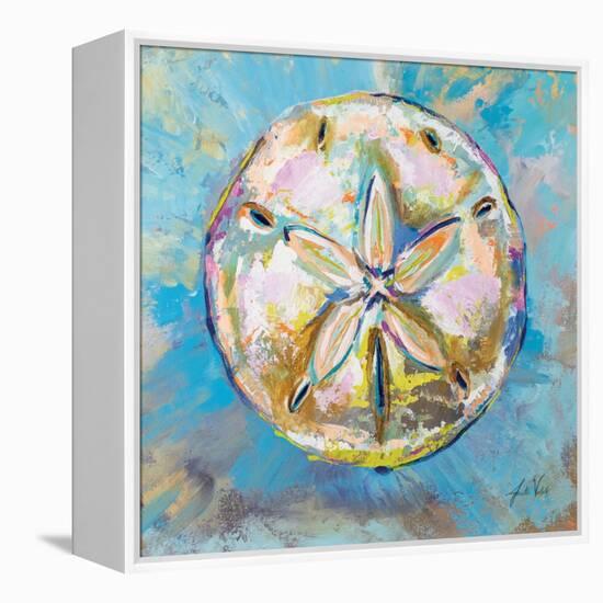 Sand Dollar-Jeanette Vertentes-Framed Stretched Canvas