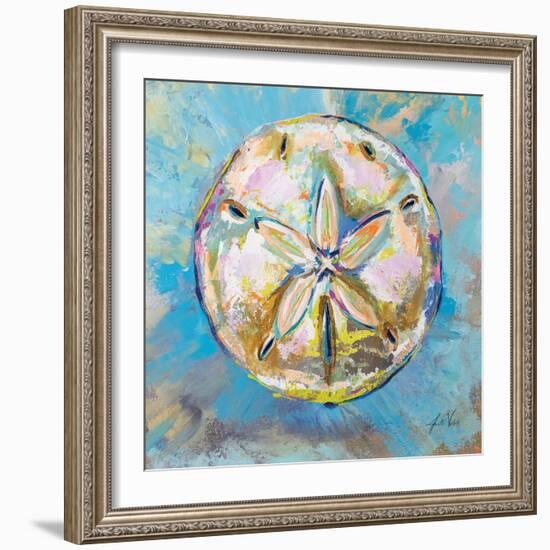 Sand Dollar-Jeanette Vertentes-Framed Art Print