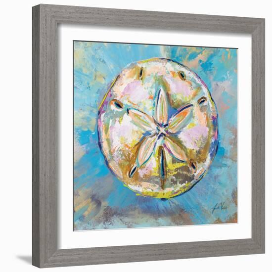 Sand Dollar-Jeanette Vertentes-Framed Art Print