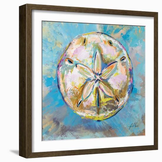 Sand Dollar-Jeanette Vertentes-Framed Art Print