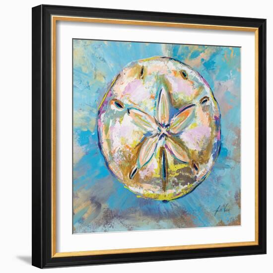 Sand Dollar-Jeanette Vertentes-Framed Art Print