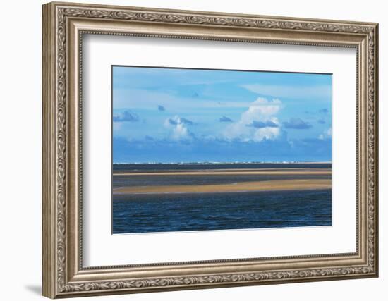 Sand Dune and Lagoon in Lencois Maranheinses NP, Maranhao, Brazil-Keren Su-Framed Photographic Print