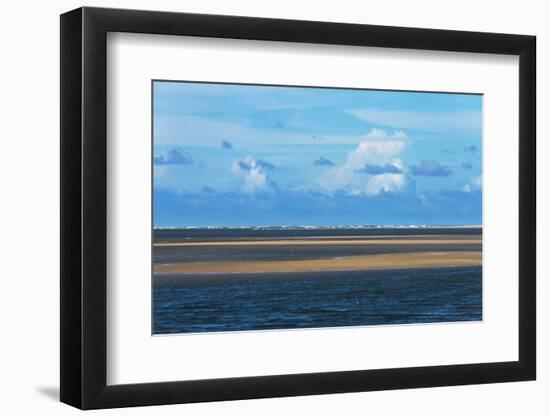 Sand Dune and Lagoon in Lencois Maranheinses NP, Maranhao, Brazil-Keren Su-Framed Photographic Print