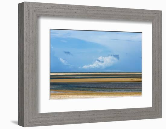 Sand Dune and Lagoon, Lencois Maranheinses NP, Maranhao State, Brazil-Keren Su-Framed Photographic Print