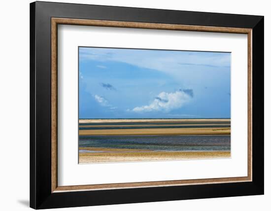 Sand Dune and Lagoon, Lencois Maranheinses NP, Maranhao State, Brazil-Keren Su-Framed Photographic Print