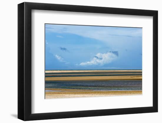 Sand Dune and Lagoon, Lencois Maranheinses NP, Maranhao State, Brazil-Keren Su-Framed Photographic Print