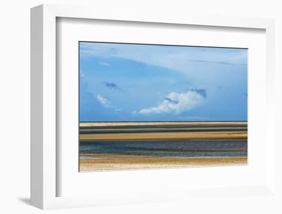 Sand Dune and Lagoon, Lencois Maranheinses NP, Maranhao State, Brazil-Keren Su-Framed Photographic Print