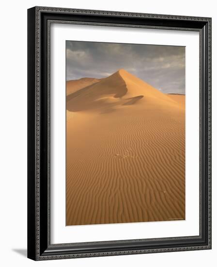 Sand Dune Formations, Sossusvlei, Namib-Naukluft Park, Namibia, Africa-Gavin Hellier-Framed Photographic Print