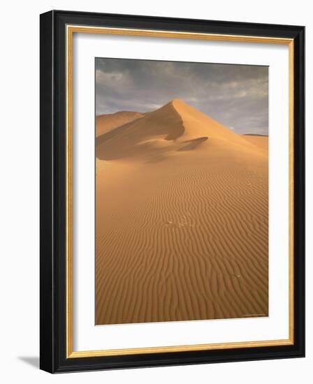 Sand Dune Formations, Sossusvlei, Namib-Naukluft Park, Namibia, Africa-Gavin Hellier-Framed Photographic Print