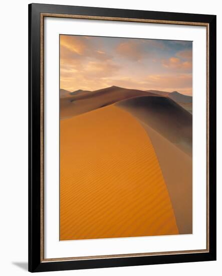 Sand Dune in Desert, Namib Desert, Namibia-Peter Adams-Framed Photographic Print