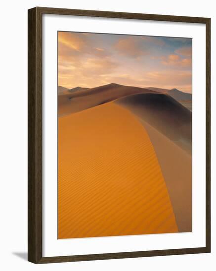 Sand Dune in Desert, Namib Desert, Namibia-Peter Adams-Framed Photographic Print