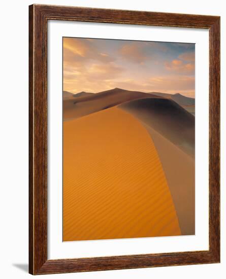 Sand Dune in Desert, Namib Desert, Namibia-Peter Adams-Framed Photographic Print