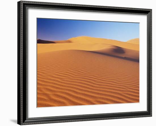 Sand Dune of the Erg Chebbi, Sahara Desert Near Merzouga, Morocco, North Africa, Africa-Lee Frost-Framed Photographic Print