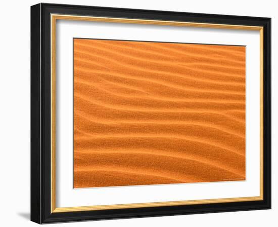 Sand Dune Patterns, Uluru-Tjuta National Park, Oceana, Australia-Gavriel Jecan-Framed Photographic Print