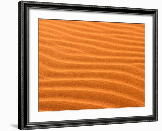 Sand Dune Patterns, Uluru-Tjuta National Park, Oceana, Australia-Gavriel Jecan-Framed Photographic Print