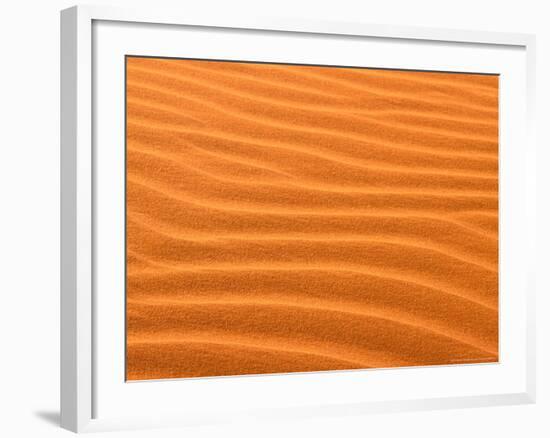 Sand Dune Patterns, Uluru-Tjuta National Park, Oceana, Australia-Gavriel Jecan-Framed Photographic Print