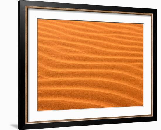 Sand Dune Patterns, Uluru-Tjuta National Park, Oceana, Australia-Gavriel Jecan-Framed Photographic Print