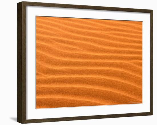 Sand Dune Patterns, Uluru-Tjuta National Park, Oceana, Australia-Gavriel Jecan-Framed Photographic Print