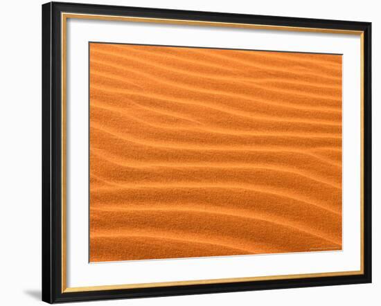 Sand Dune Patterns, Uluru-Tjuta National Park, Oceana, Australia-Gavriel Jecan-Framed Photographic Print