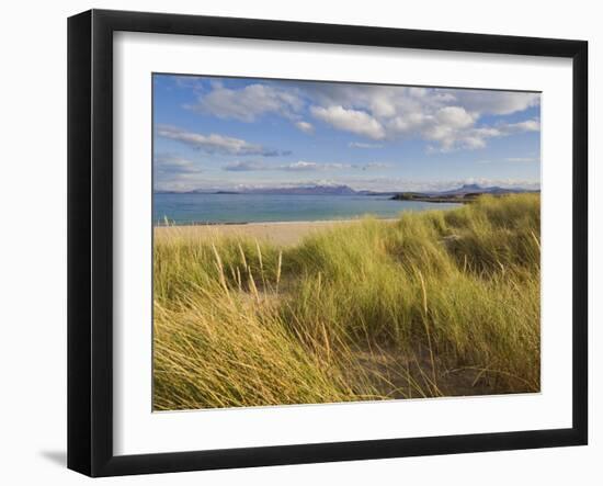 Sand Dunes and Dune Grasses of Mellon Udrigle Beach, Wester Ross, North West Scotland-Neale Clarke-Framed Photographic Print