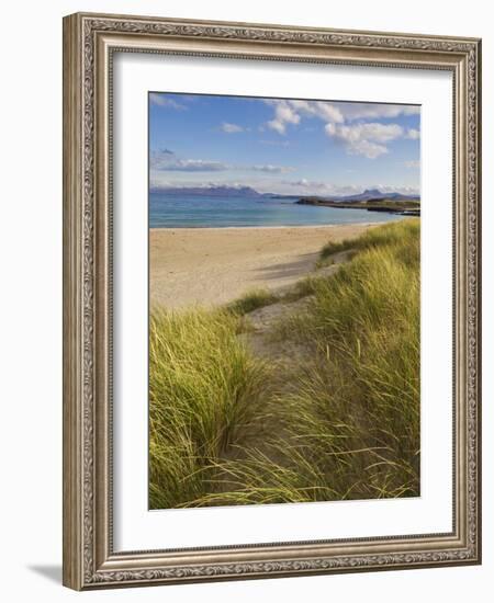 Sand Dunes and Dune Grasses of Mellon Udrigle Beach, Wester Ross, North West Scotland-Neale Clarke-Framed Photographic Print