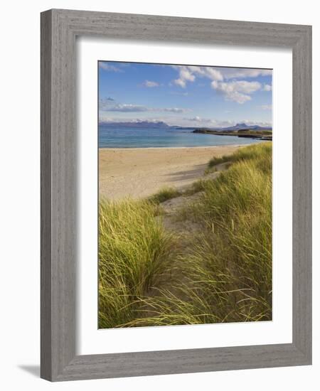 Sand Dunes and Dune Grasses of Mellon Udrigle Beach, Wester Ross, North West Scotland-Neale Clarke-Framed Photographic Print