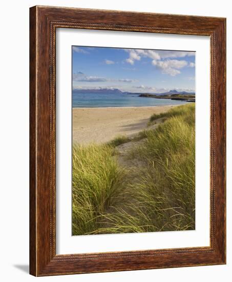 Sand Dunes and Dune Grasses of Mellon Udrigle Beach, Wester Ross, North West Scotland-Neale Clarke-Framed Photographic Print