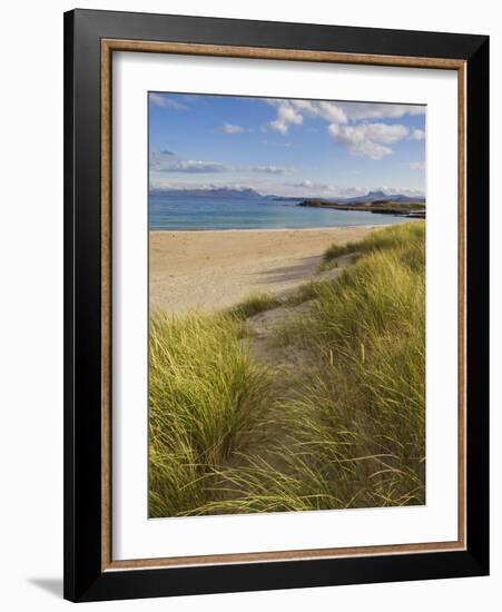 Sand Dunes and Dune Grasses of Mellon Udrigle Beach, Wester Ross, North West Scotland-Neale Clarke-Framed Photographic Print