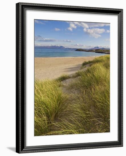 Sand Dunes and Dune Grasses of Mellon Udrigle Beach, Wester Ross, North West Scotland-Neale Clarke-Framed Photographic Print