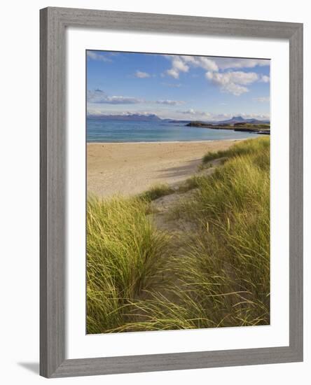 Sand Dunes and Dune Grasses of Mellon Udrigle Beach, Wester Ross, North West Scotland-Neale Clarke-Framed Photographic Print