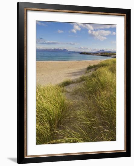 Sand Dunes and Dune Grasses of Mellon Udrigle Beach, Wester Ross, North West Scotland-Neale Clarke-Framed Photographic Print