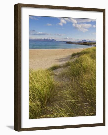 Sand Dunes and Dune Grasses of Mellon Udrigle Beach, Wester Ross, North West Scotland-Neale Clarke-Framed Photographic Print