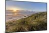 Sand Dunes and Pacific Ocean in the Oregon Dunes NRA, Oregon-Chuck Haney-Mounted Photographic Print