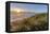 Sand Dunes and Pacific Ocean in the Oregon Dunes NRA, Oregon-Chuck Haney-Framed Premier Image Canvas