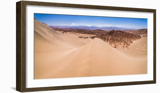 Sand Dunes at Death Valley (Valle De La Muerte), Atacama Desert, Chile-Matthew Williams-Ellis-Framed Photographic Print