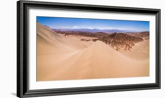 Sand Dunes at Death Valley (Valle De La Muerte), Atacama Desert, Chile-Matthew Williams-Ellis-Framed Photographic Print